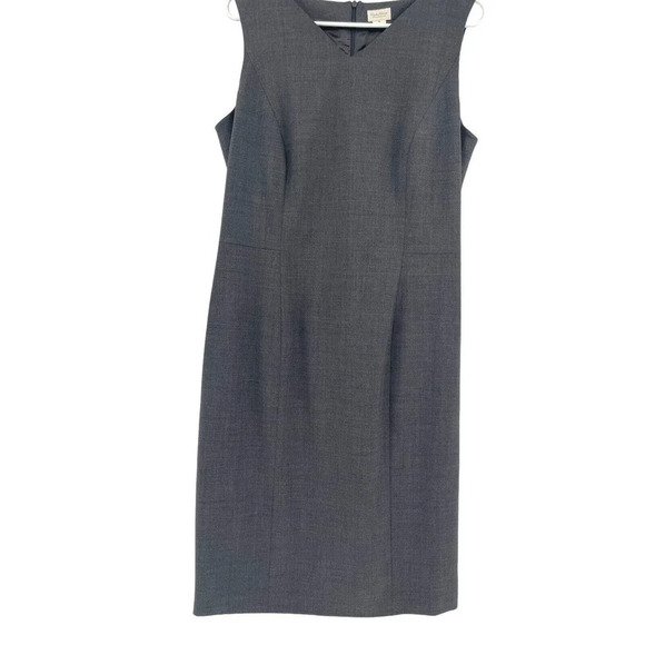 Greta Garbo Collection for Nordstroms Sheath Dress Sleeveless Wool size 10 - Picture 3 of 11
